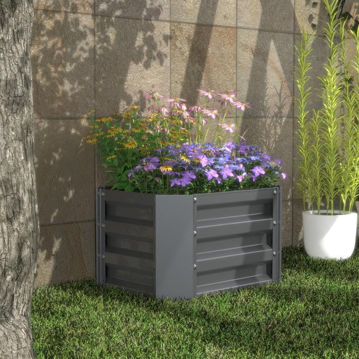 Actual product image VCM Metall Pflanzbeet Hochbeet 50x40 Galdo M