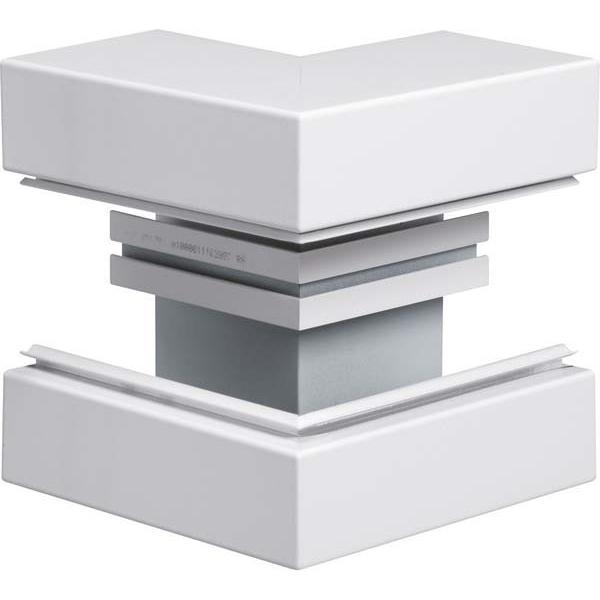 Hager, Leitungsführung, Ausseneck BRA8517039016 85x170mm Alu verkehrsweiss (8 cm)