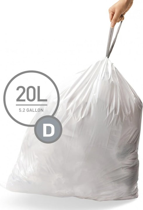 Actual product image Simplehuman Trash bags (20 x, 20 l)