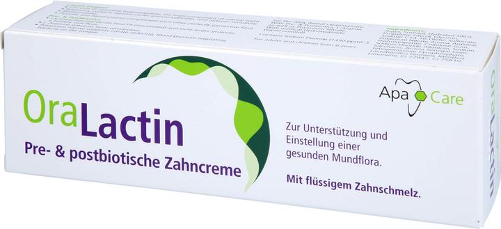 Actual product image ApaCare OraLactin pre-postbiotic toothpaste Tb 75 ml (75 ml)