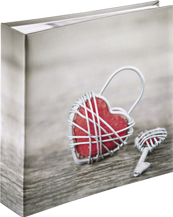 Immagine prodotto Hama Memo Rustico 22,5x22,5 200 foto. 10x15 Cuore di metallo (10 x 15 cm)