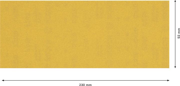 Actual product image Bosch Professional Zubehör EXPERT C470 Abrasive paper without holes for orbital sanders, 93 x 230 mm, G 240, 10 pcs. (240)