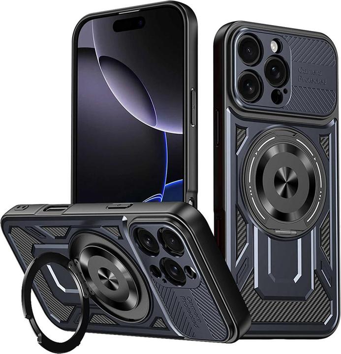 Image du produit Techsuit - RuggedCam - iPhone 16 Pro Max - Blue (Apple iPhone 16 Pro Max)