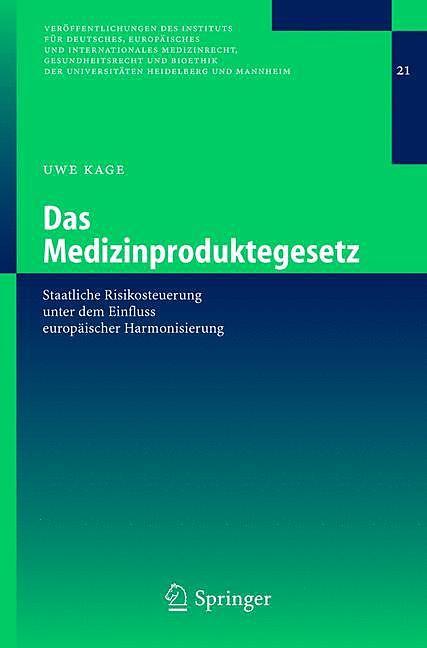 Produktbild Das Medizinproduktegesetz (Deutsch, 2004)