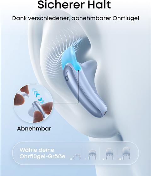 Actual product image Anker Soundcore Liberty Buds blue (ANC, 7 h, Wireless)