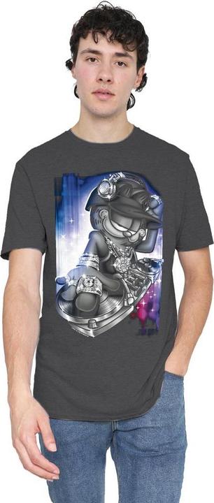 Actual product image Garfield Unisex Adult DJ Lazy T-Shirt (3XL)