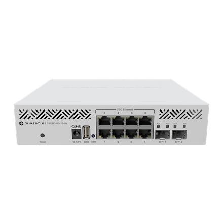 Actual product image MikroTik Cloud Router Switch CRS310-8G+2S+IN (10 ports)