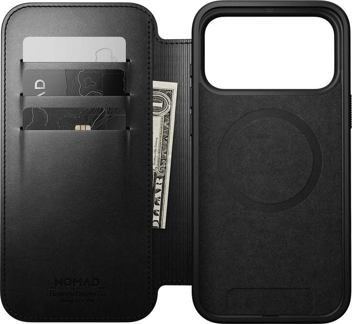 Immagine prodotto Nomad Modern Leather Folio - Lederhülle für iPhone Max, Horween-Leder (Apple iPhone 17 Pro Max)