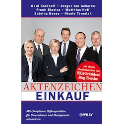 Wiley VCH, Fachbücher, Aktenzeichen Einkauf (Deutsch, Gerd Kerkhoff)