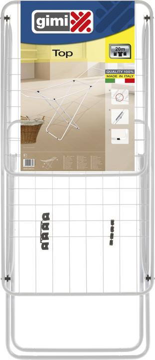 Actual product image Gimi Top Clothesline with flaps White (20 m)