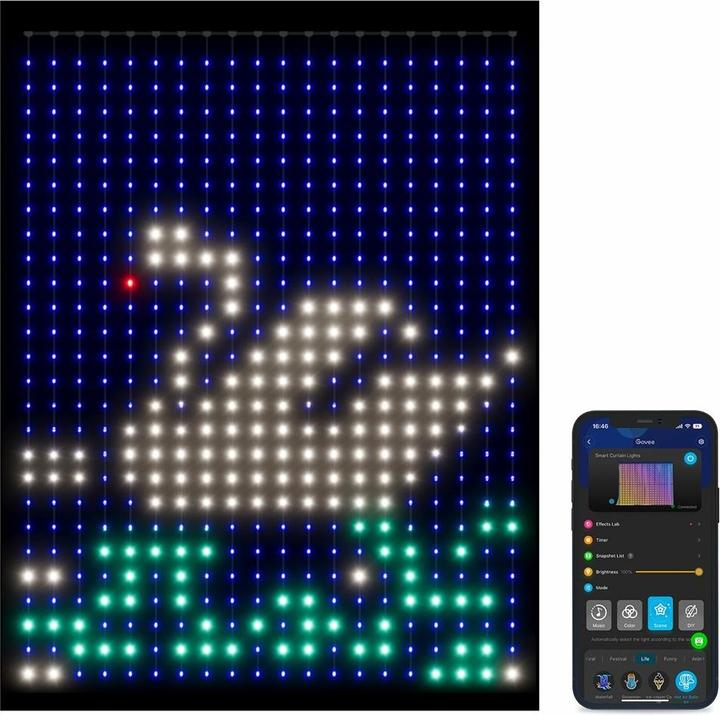 Actual product image Govee Curtain of lights (2 m)
