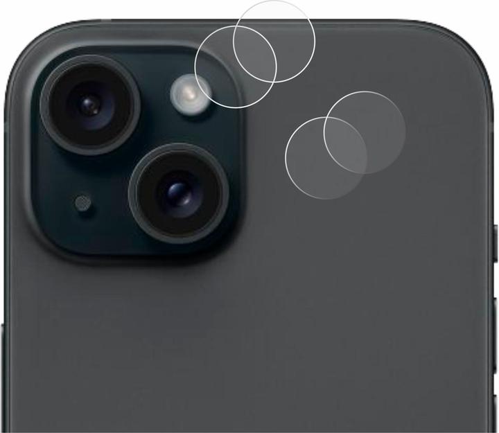 Actual product image BROTECT Screen Protector Clear (2 pcs., Apple iPhone 15)