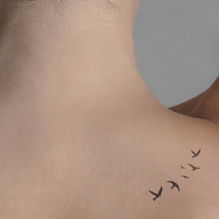 Produktbild minink Temporäres Tattoo – Fliegende Vögel