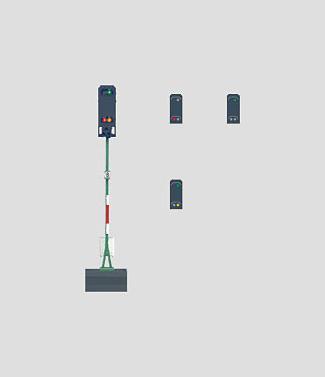 Actual product image Märklin H0 76493 Traffic Signal Entry