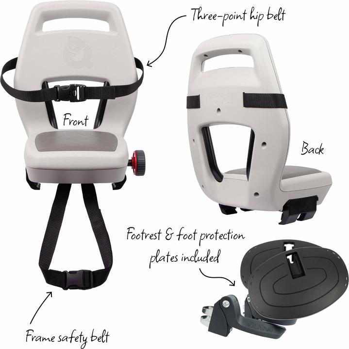 Actual product image Qibbel Junior 6+ QuickConnect Rear Carrier Child Seat (Luggage carrier (rear))