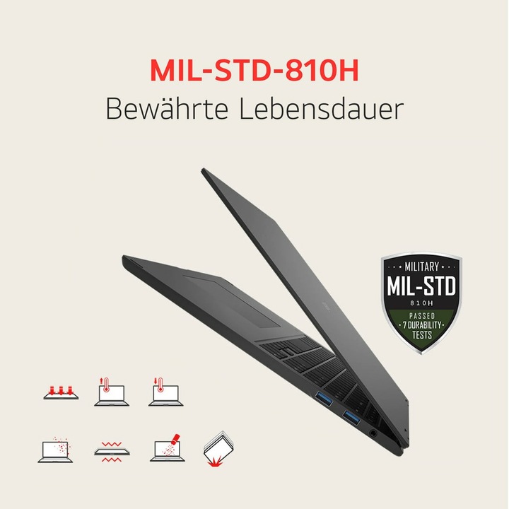 Produktbild LG gram Pro (16", Intel Core Ultra 7 155H, 16 GB, 1000 GB, DE)