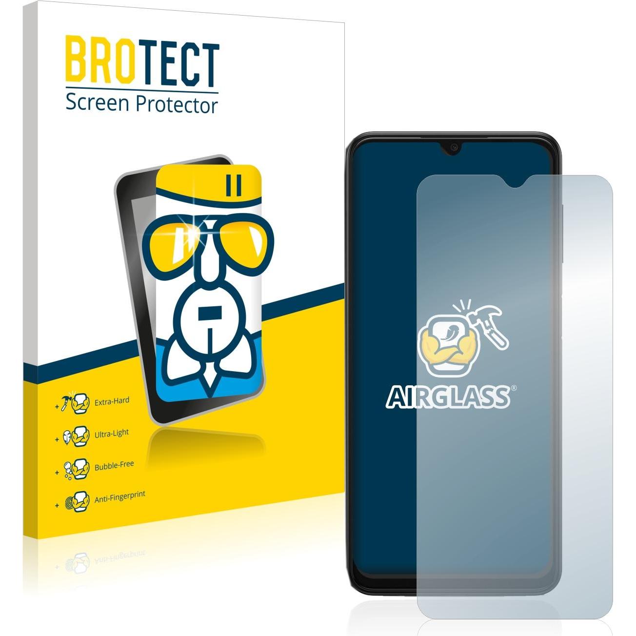 BROTECT AirGlass Panzerglasfolie (1 Stück, Samsung Galaxy A13 5G), Smartphone Schutzfolie, Transparent