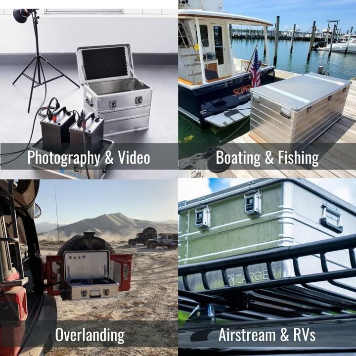 Actual product image Zarges Aluminum transport box