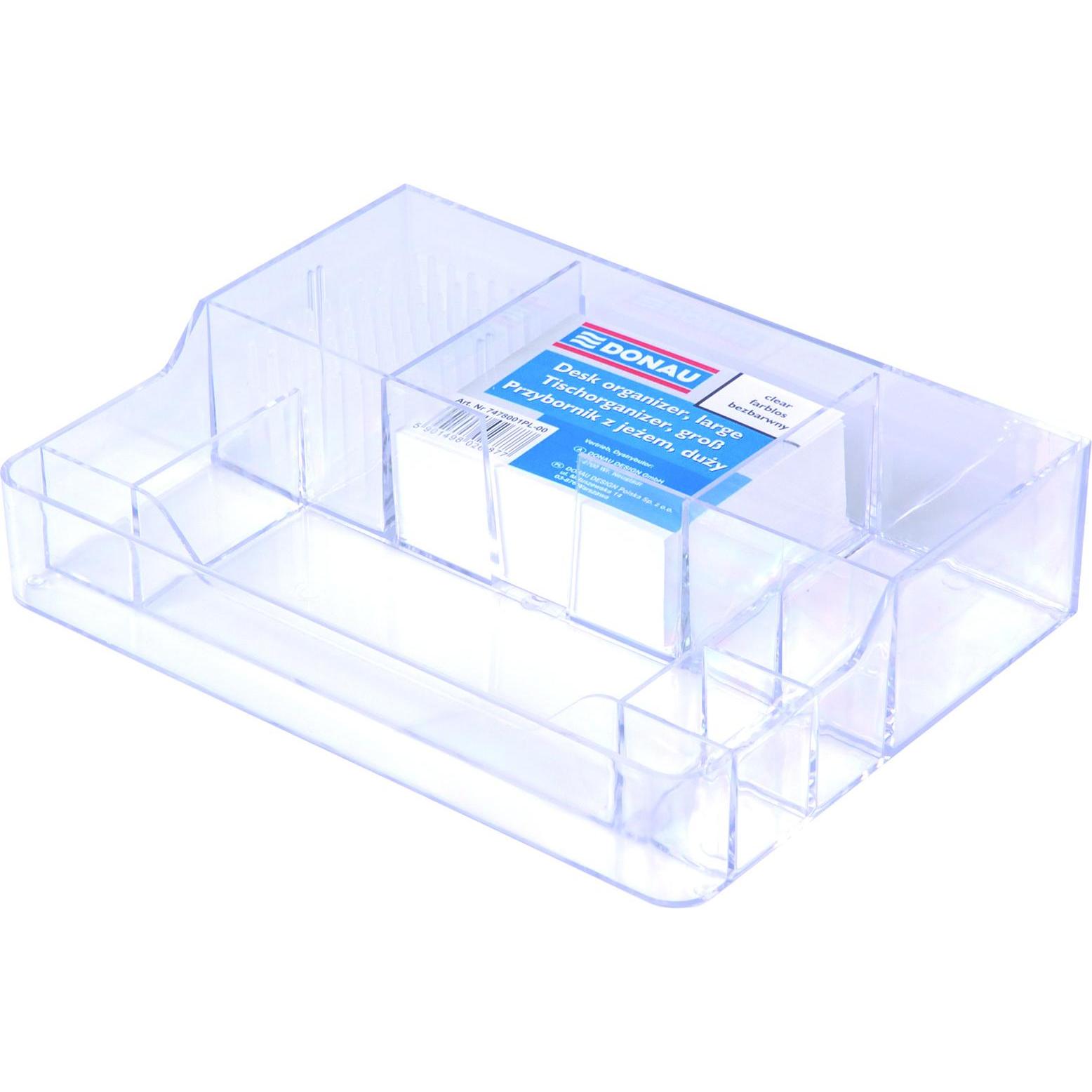 Donau, Büroklammer, Igel-Werkzeugkasten gross 7478001 transparent (14K175S) (1 x)