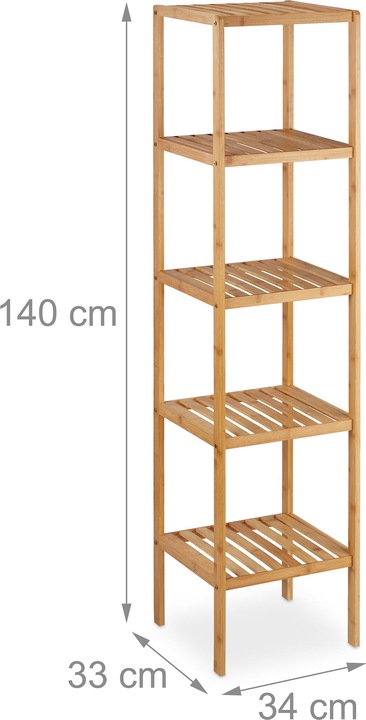 Actual product image Relaxdays Bamboo (34 x 33 x 140 cm)
