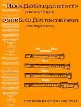 Produktbild Blockflötenquartette für Anfänger, für 4 Blockflöten (SA(S)A(T)T(B)) (Deutsch, Universal Edition Ag, 2000)