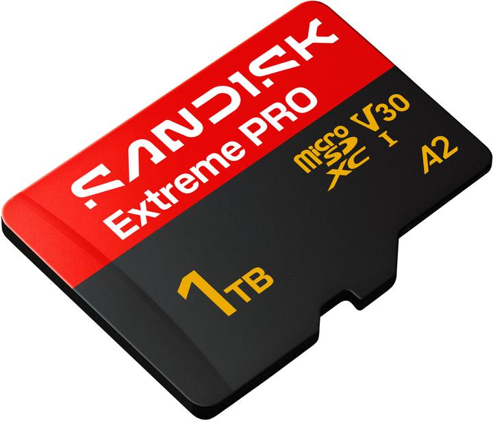 Produktbild SANDISK Extreme Pro microSDXC 1TB (1000 GB, microSDXC, U3, UHS-I)