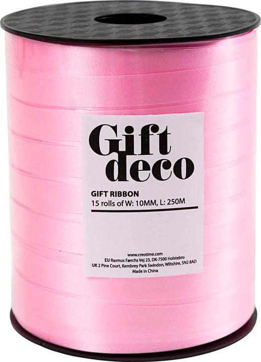 Produktbild Creativ Company Geschenkband Hellrosa, 250m (Geschenkband, 1 x)