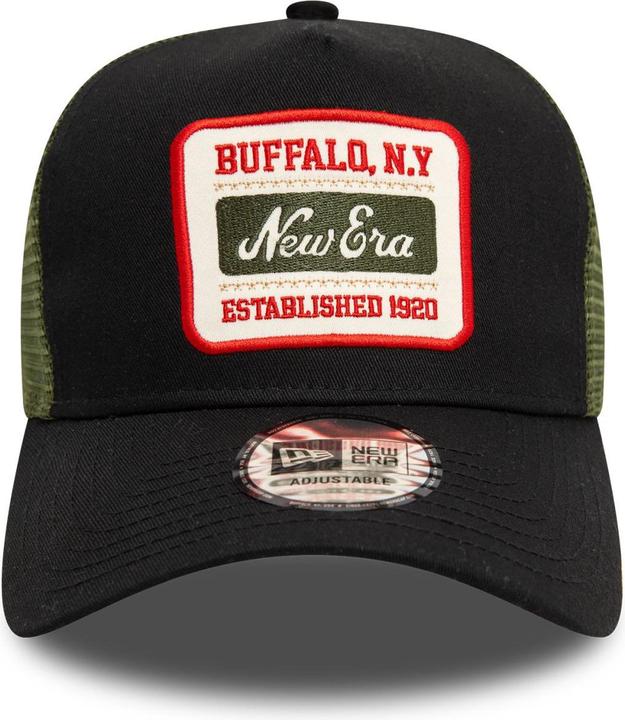 Produktbild New Era Adjustable Trucker Cap - BRAND PATCH oliv (One Size)