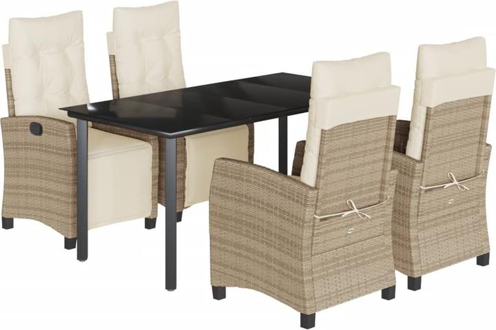 Produktbild vidaXL Garten Essgruppe (160 x 80 x 74 cm)