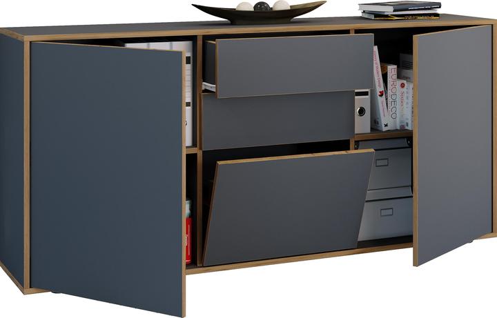 Image du produit VCM Kommode Sideboard Salia B. 160 Schublade (160 x 33 x 74 cm)