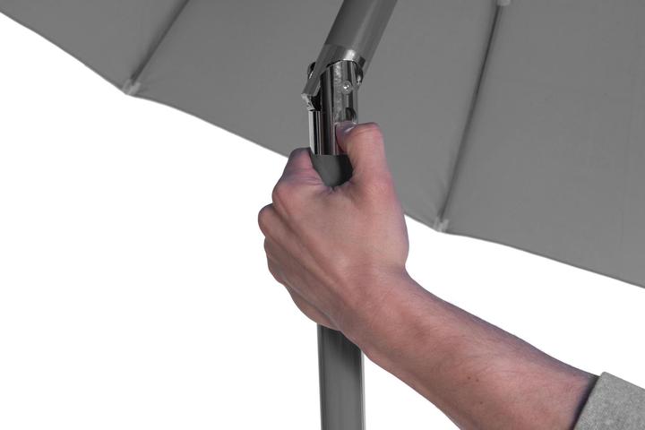 Image du produit Cocon Parasol TR-004, Ø 270 cm, Push-up, Gris (2.70 m)