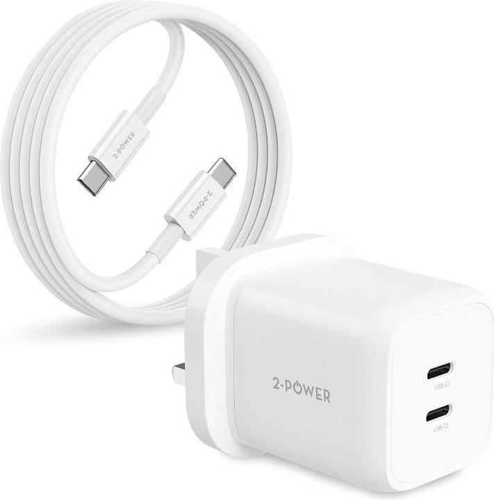2-Power 65W GaN Charger + 2M 100W USB-C Cable (65 W)
