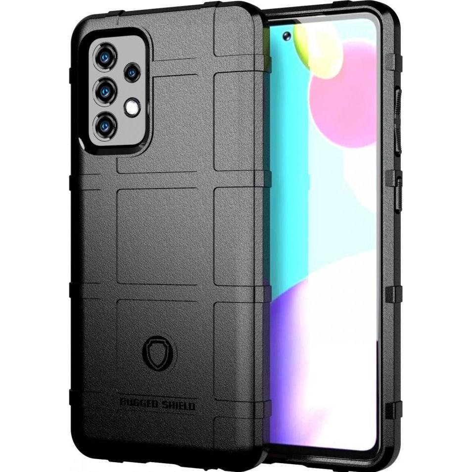 Screenguard Samsung Galaxy A52 Rugged Shield Hülle (Samsung Galaxy A52), Smartphone Hülle, Schwarz