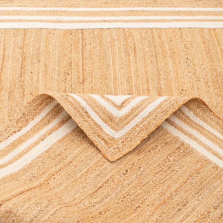 Produktbild Pergamon Naturfaser Teppich Jute Salsa Bordüre (200 x 300 cm)