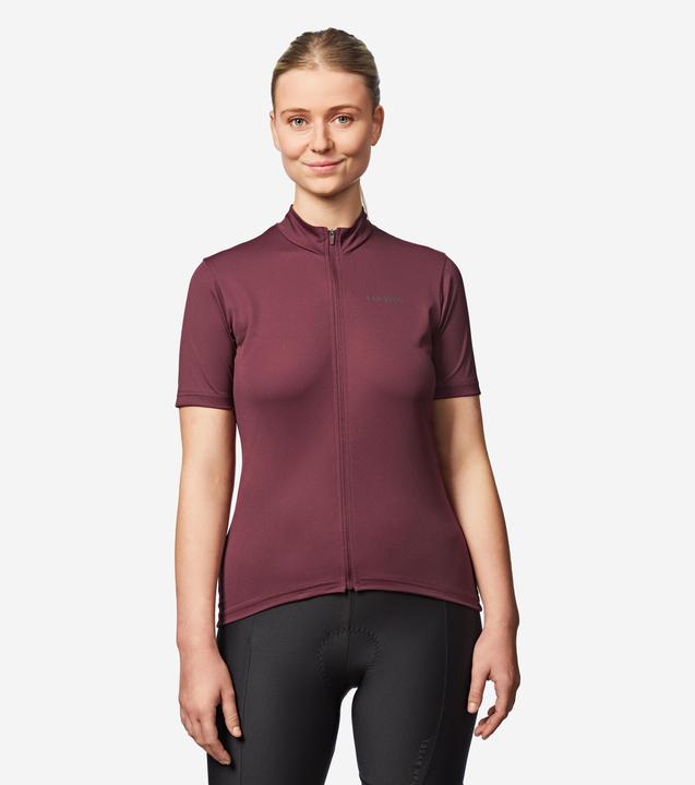 Image du produit Van rysel Maillot manches courtes vélo essential femme bordeaux (XS)