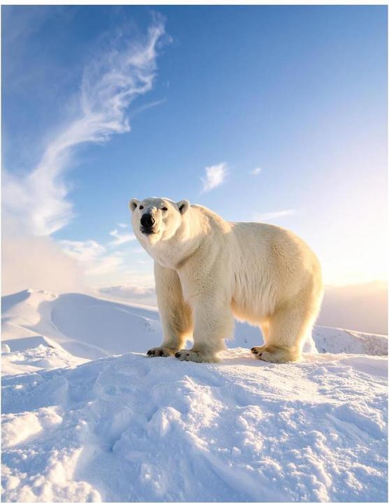 Produktbild Wandbild24.ch Wandbild Eisbär (60 x 45 cm)