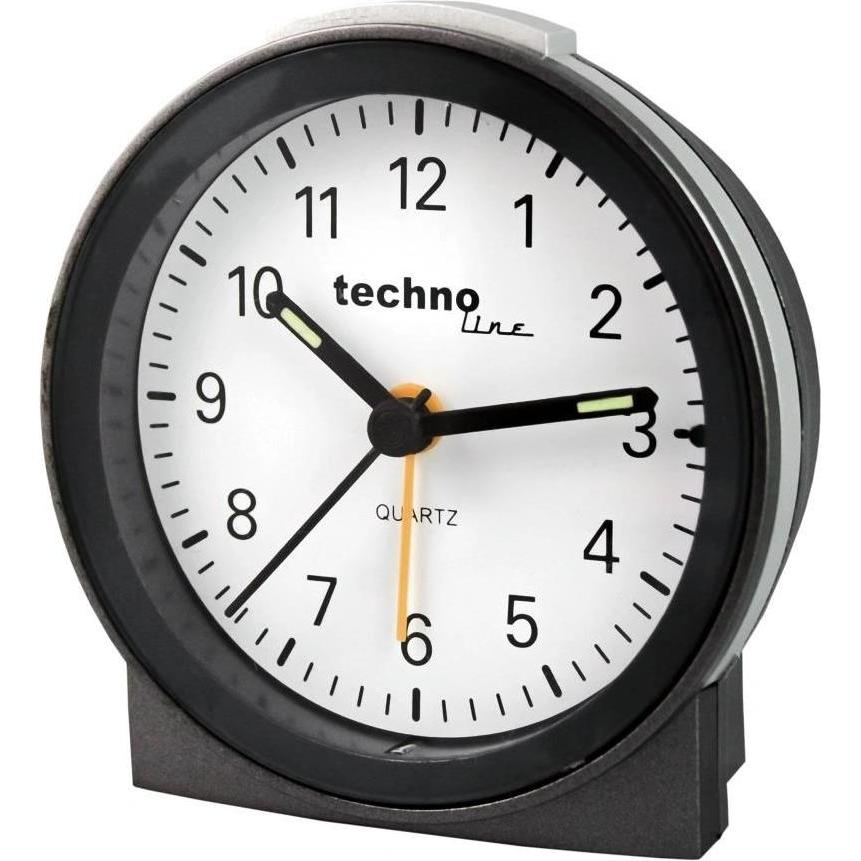 Technoline, Sveglia, Sveglia al quarzo Modello G, antracite/argento