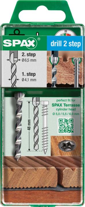 Produktbild Spax Spaxufenbohrer Drill 2ep M (4.1 mm)