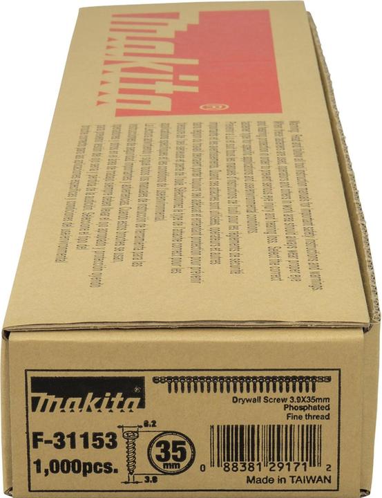 Produktbild Makita Schnellbauschrauber (1000 Schrauben pro Stück)