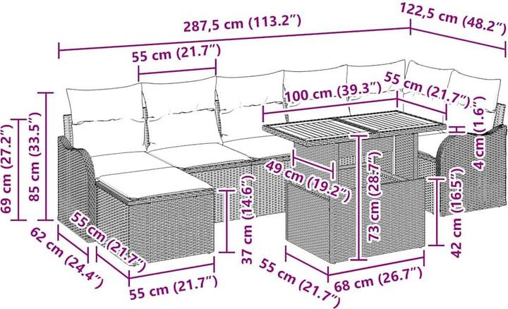 Produktbild vidaXL Hendrix