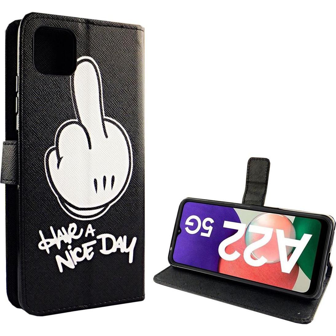 Thumbnail - König Design Handyhülle für Samsung Galaxy A22 5G Case Cover Schutztasche Schutzhülle Tasche (Samsung Galaxy A22 5G), Sm...