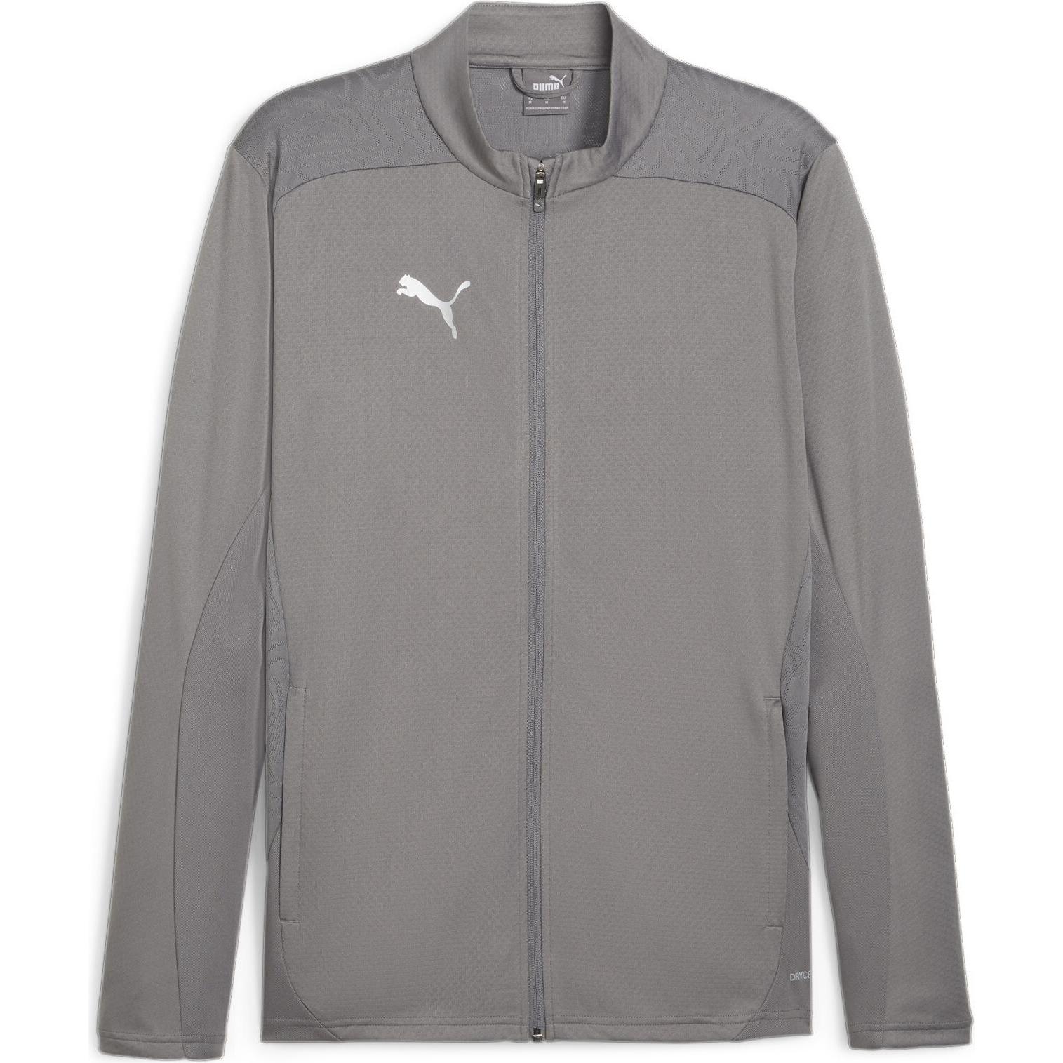 Puma, Herren, Laufjacke, teamFINAL Training Jacket (XXL), Grau, XXL