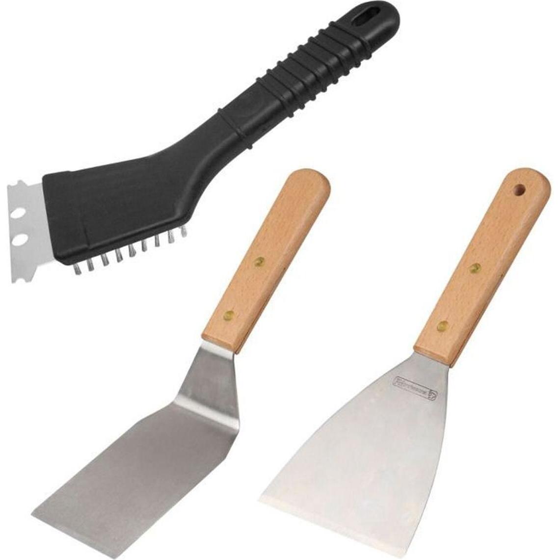 Fackelmann 3-teiliges Profi-Kochgeschirrset? PROFESIONAL? Für Plancha, Utensili da cucina, Nero