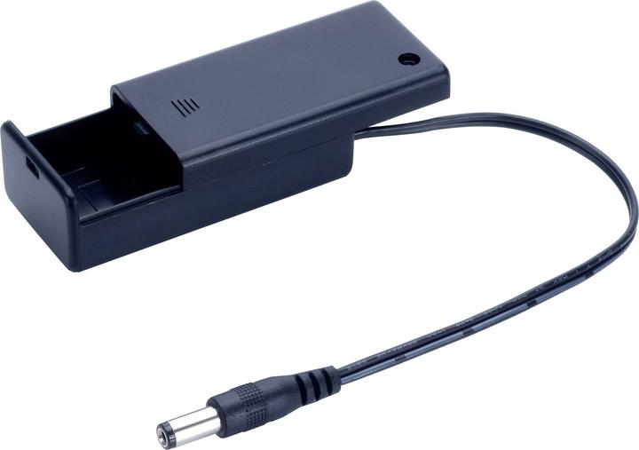 Actual product image Tru Components Battery holder 1x jack plug