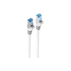 Thumbnail - Shiverpeaks S/CONN maximum connectivity Netzwerkkabel-Patchkabel, cat 6A, S/FTP, PIMF, weiss, 0,25m (S/FTP, CAT6a, 0.25 ...