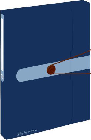 Actual product image Herlitz 11279841 Polypropylene (PP) Blue File Cover (A4, 1 x)