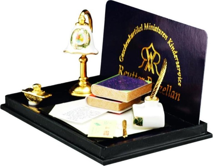 Produktbild Reutter 001.875/6 - Schreibtischgarnitur, Miniatur (8 x 5 x 5 cm)