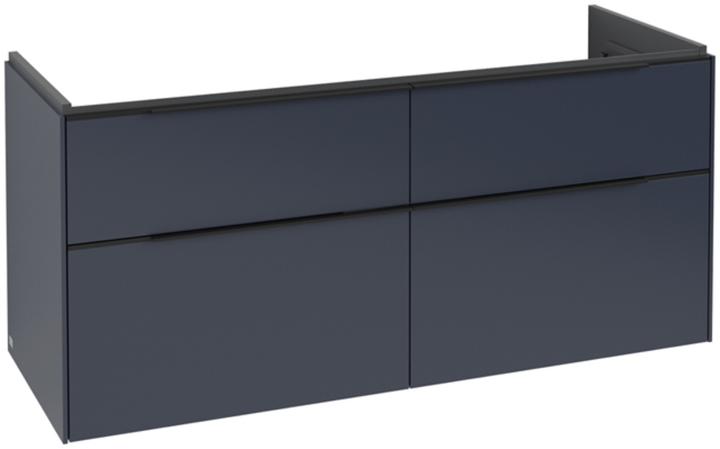 Marine Blue, Volcano Black