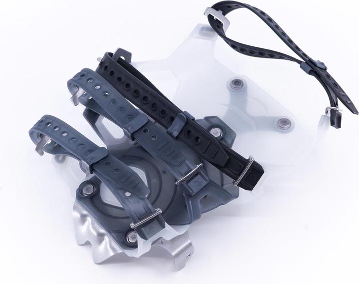 Actual product image Msr Binding PosiLock AT Lightning Ascent 3 Strap Mens Left Gray Crampon (128mm) (Touring skis)