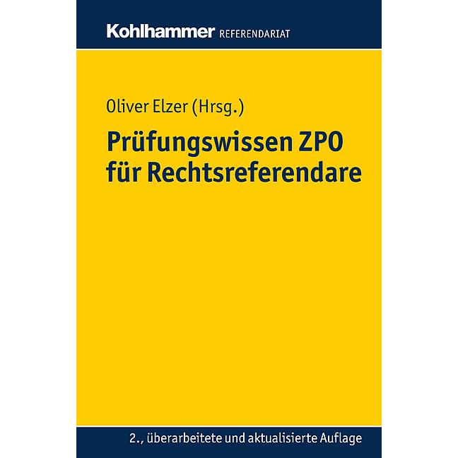 Prüfungswissen ZPO für Rechtsreferendare, Fachbücher